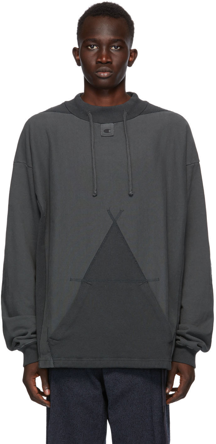 Craig Green Grey Champion Edition Reverse Weave Sweatshirt
