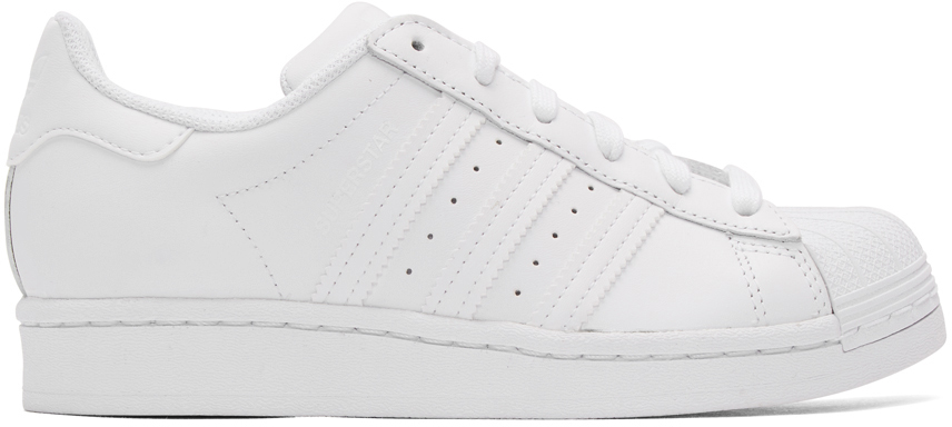 adidas Originals: White Superstar Sneakers | SSENSE