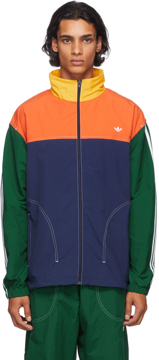 multi coloured adidas jacket