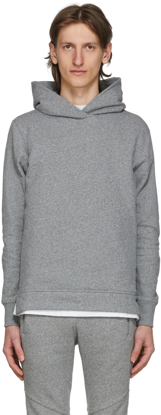 John Elliott Grey Villain Hoodie SSENSE Canada