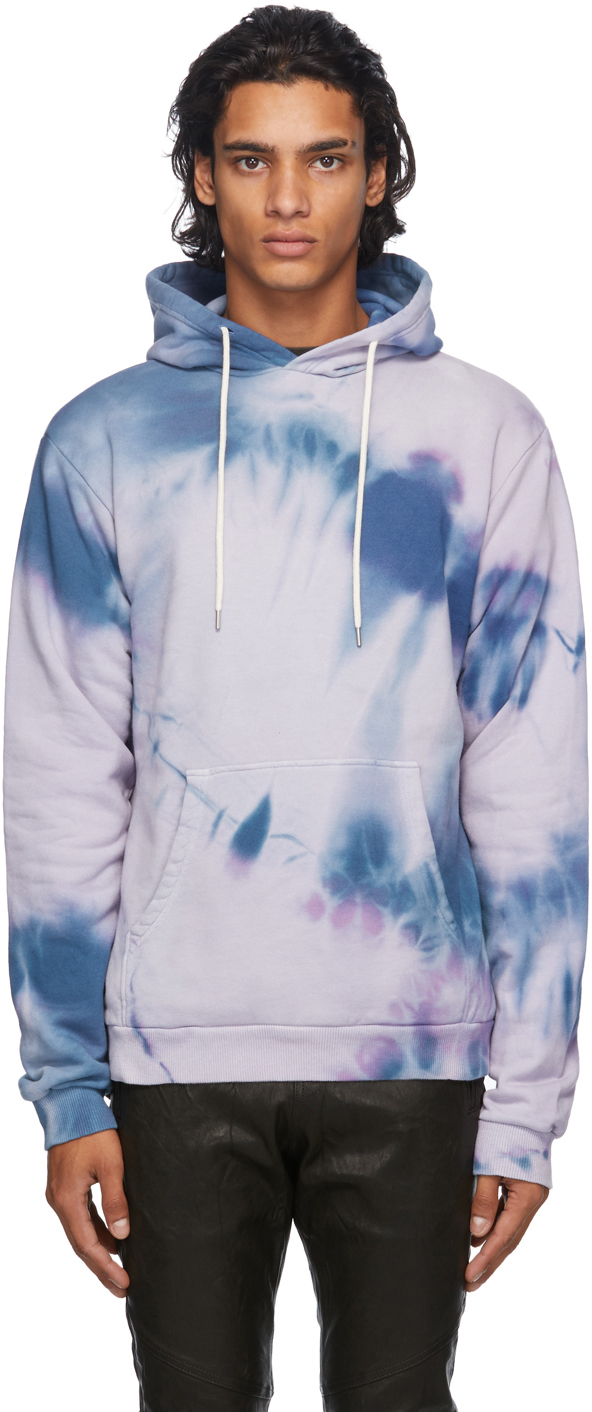 long tie dye hoodie