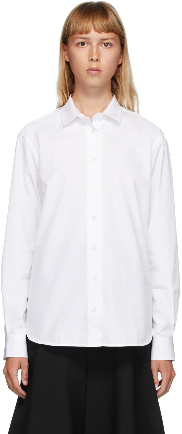 Totême: White Capri Shirt | SSENSE Canada