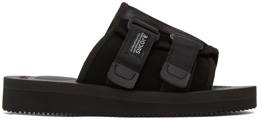 black suicoke sandals