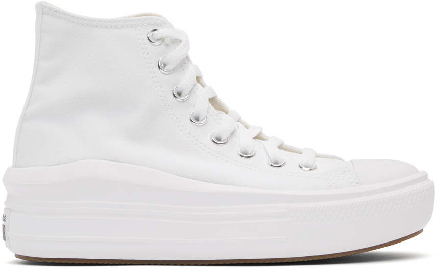 converse high platform white