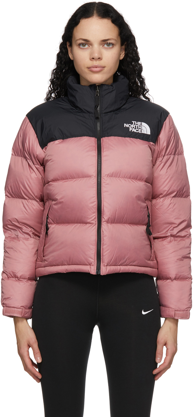 pink north face nuptse jacket