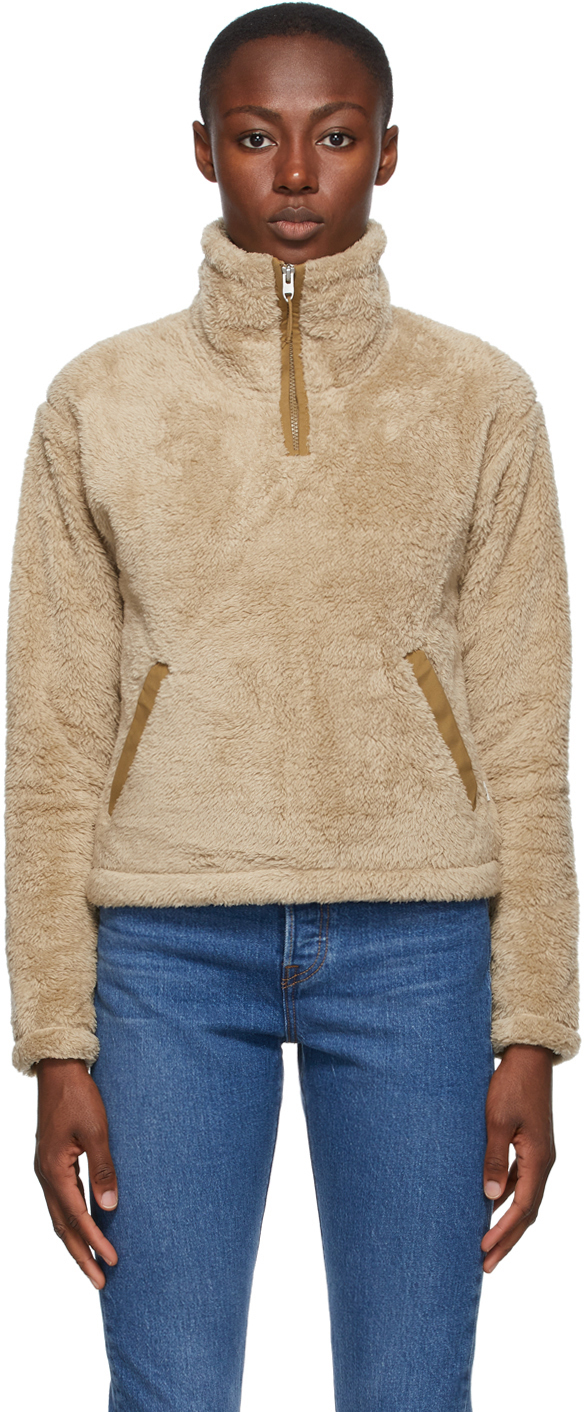 north face half zip sweater