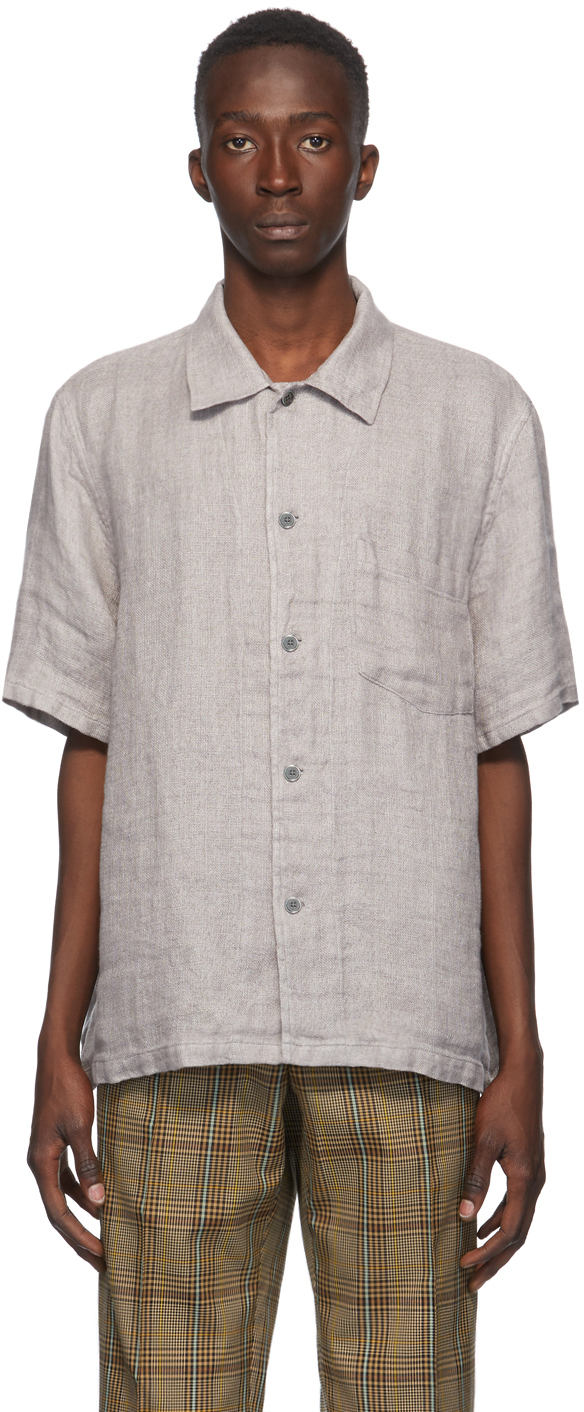 Our Legacy: Grey Box Short Sleeve Shirt | SSENSE Canada