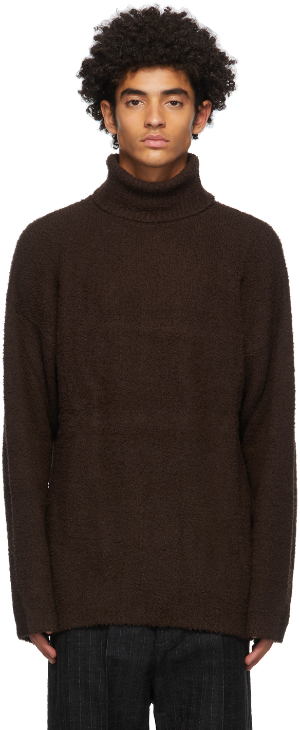 Our Legacy: Brown Wool Large Turtleneck | SSENSE