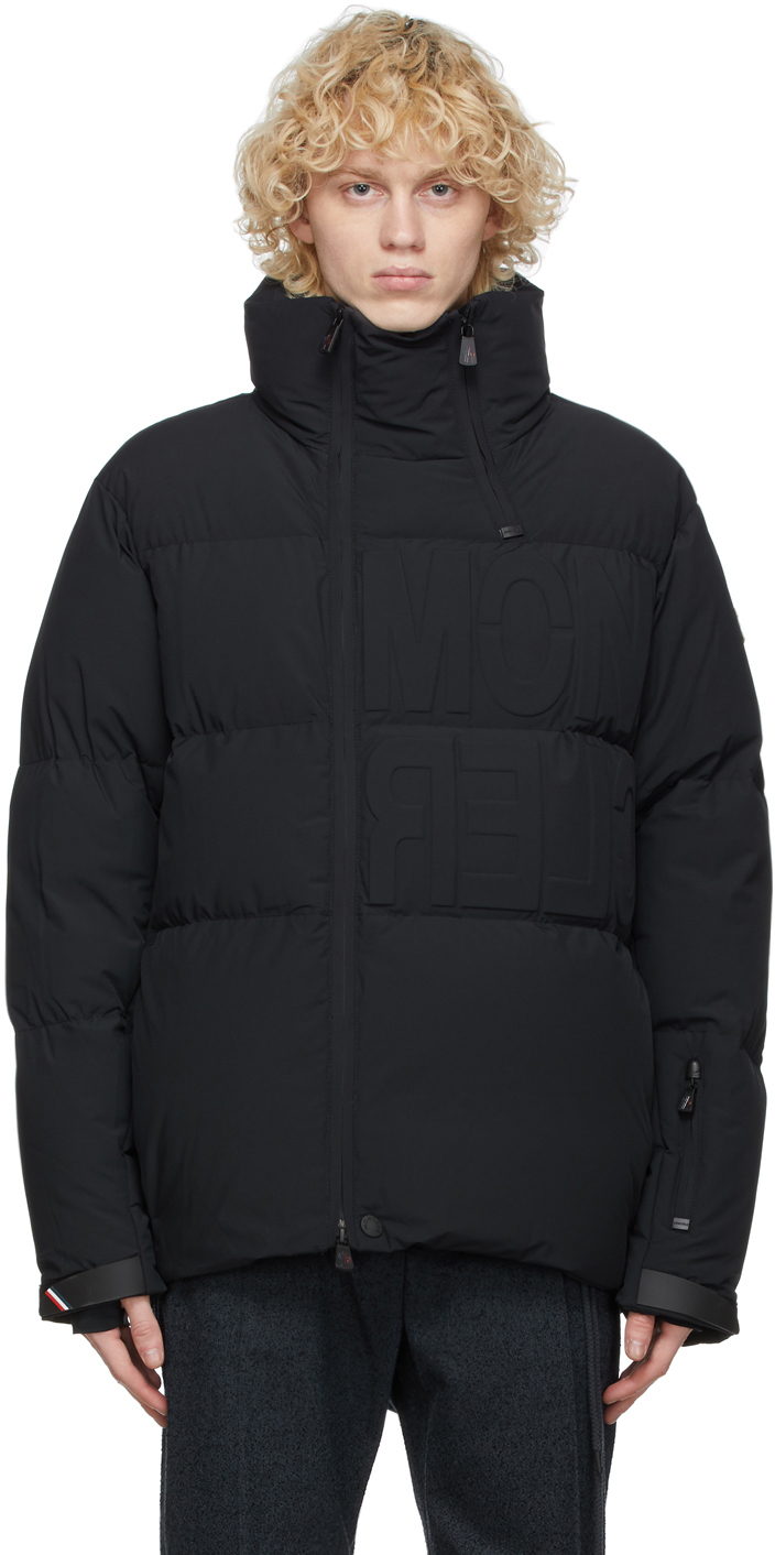 Moncler Grenoble: Black Down Arvier Jacket | SSENSE