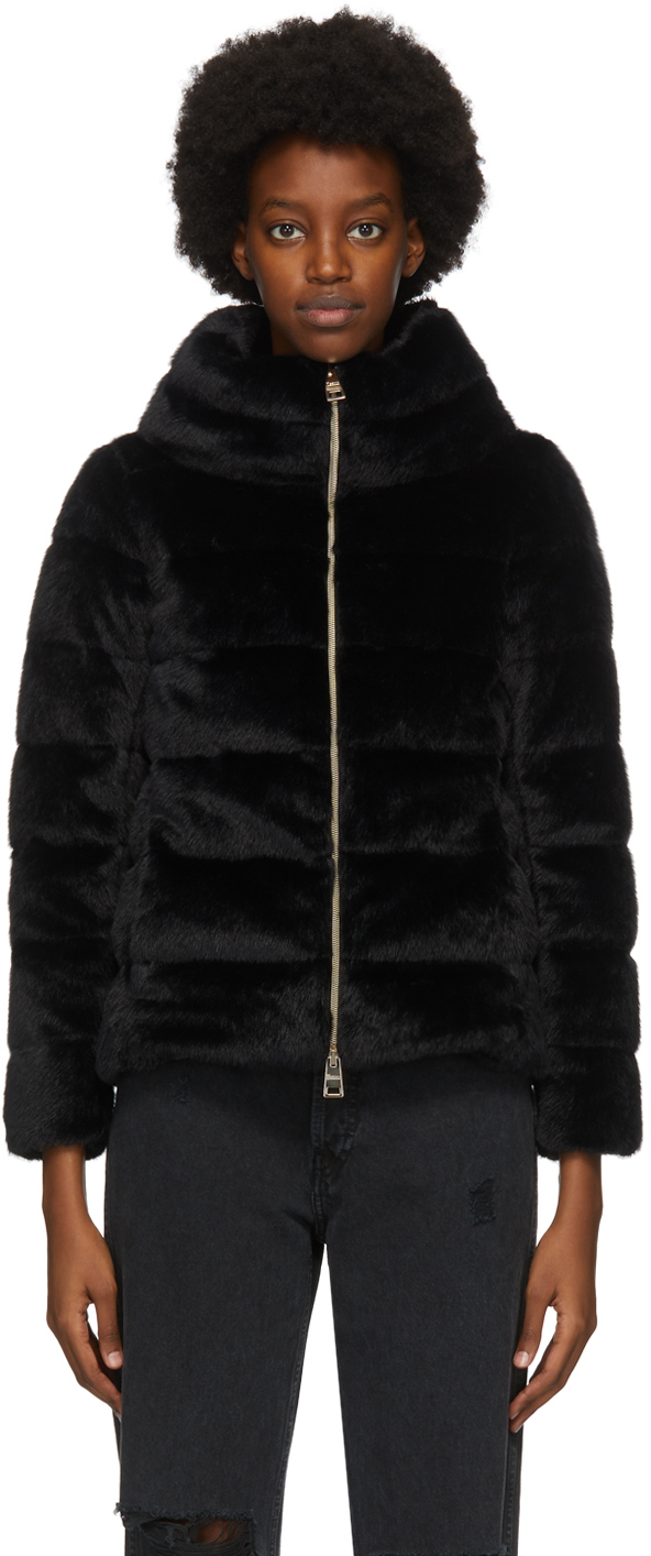 herno faux fur coat