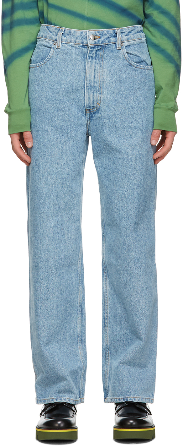 eckhaus latta wide leg jean