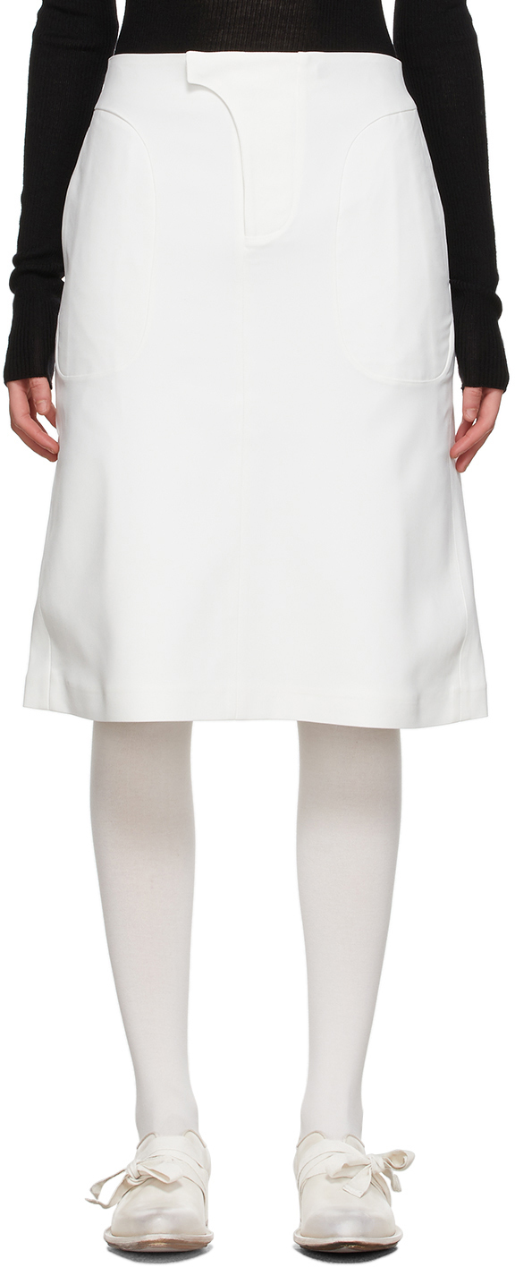 Vejas Off-White Phantom Skirt