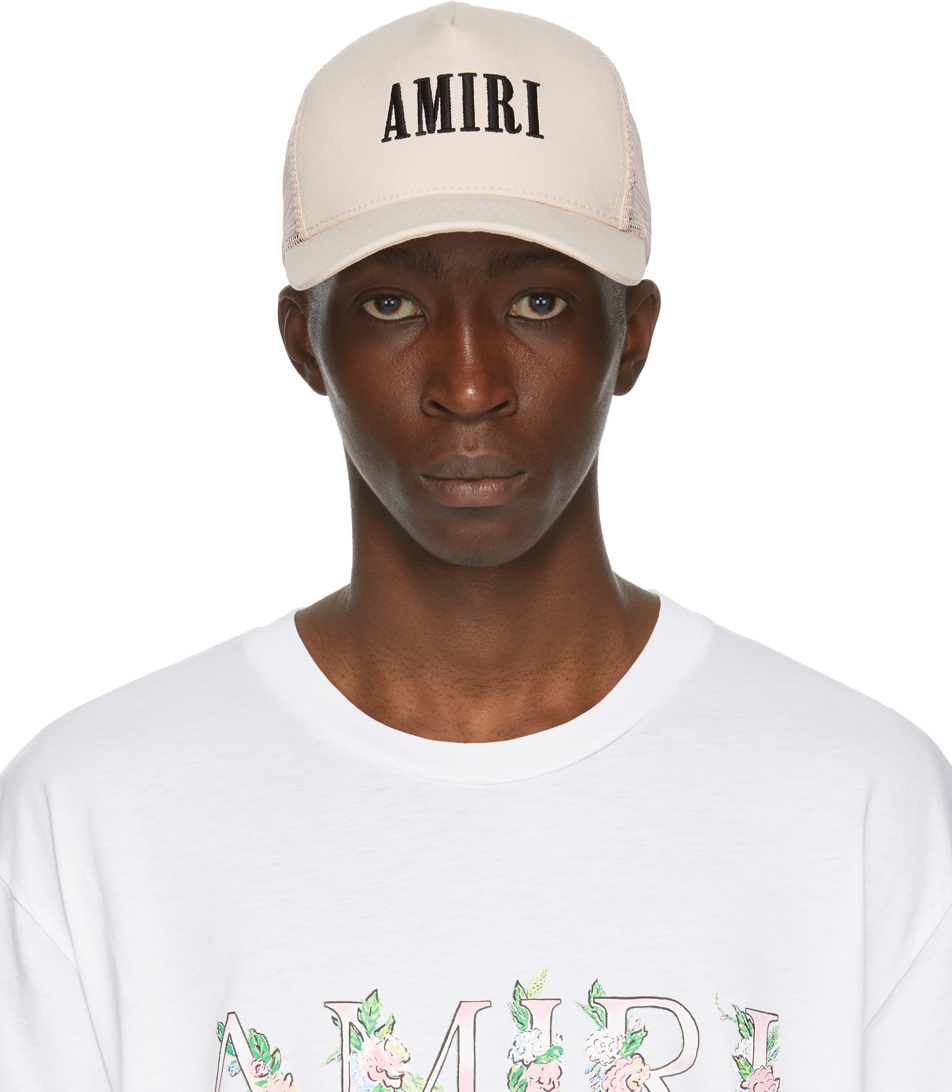 AMIRI: Pink Logo Cap | SSENSE