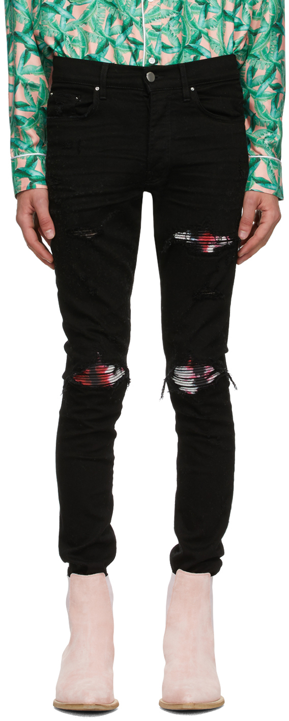 amiri mx1 black jeans