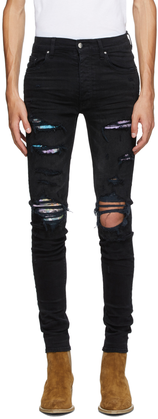 amiri patch jeans