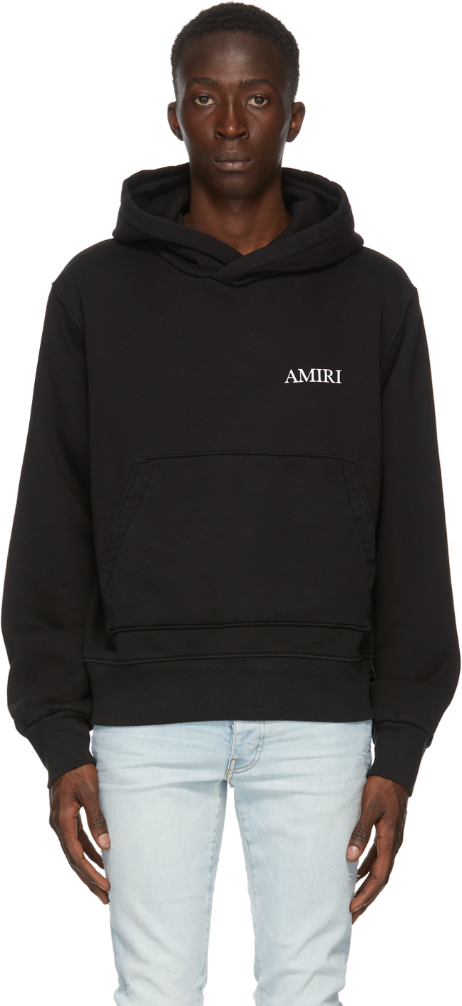 amiri black hoodie