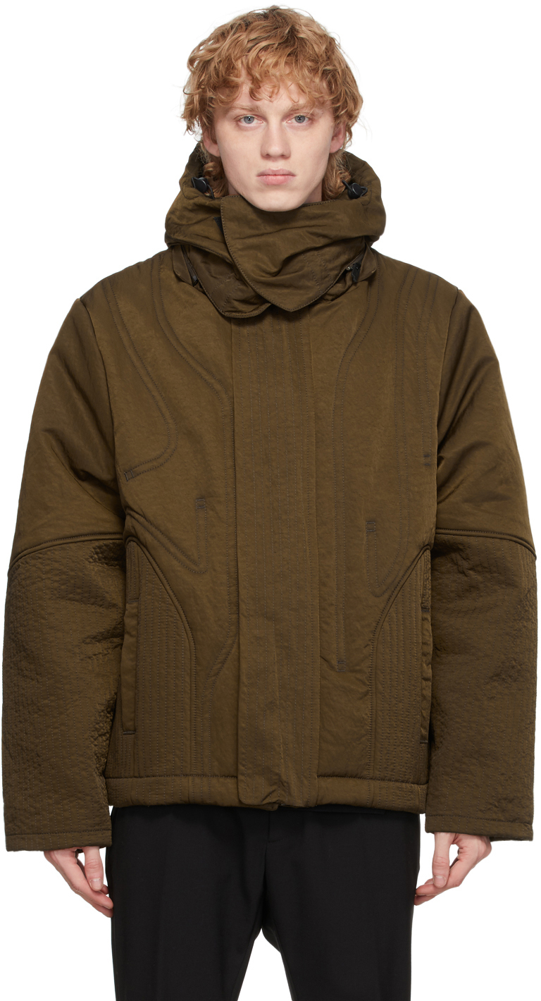 A-COLD-WALL*: Brown Quilted Suilven Jacket | SSENSE