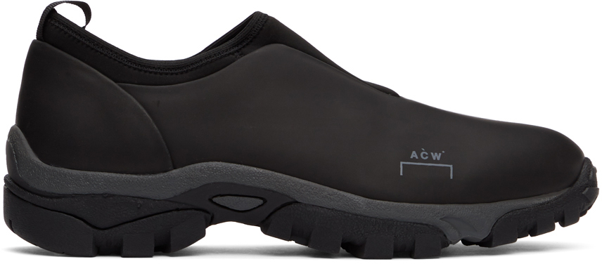 A-COLD-WALL*: Black Dirt Mock Sneakers | SSENSE