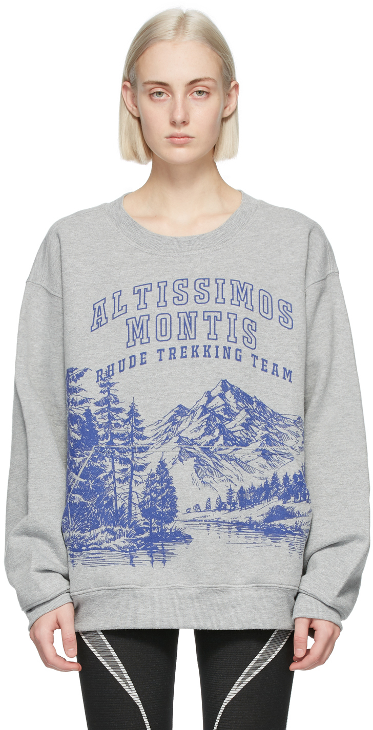 Rhude Grey 'Trekking' Sweatshirt
