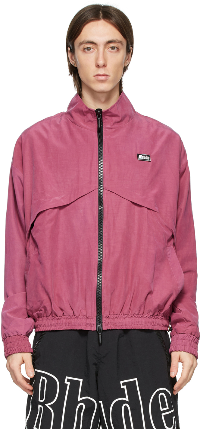 Rhude Pink Flight Jacket SSENSE