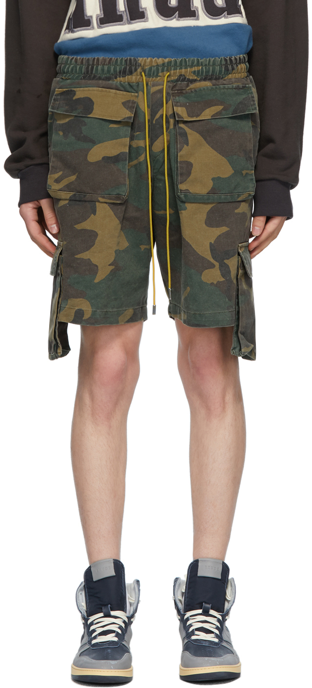 Rhude: Multicolor Cargo Shorts | SSENSE