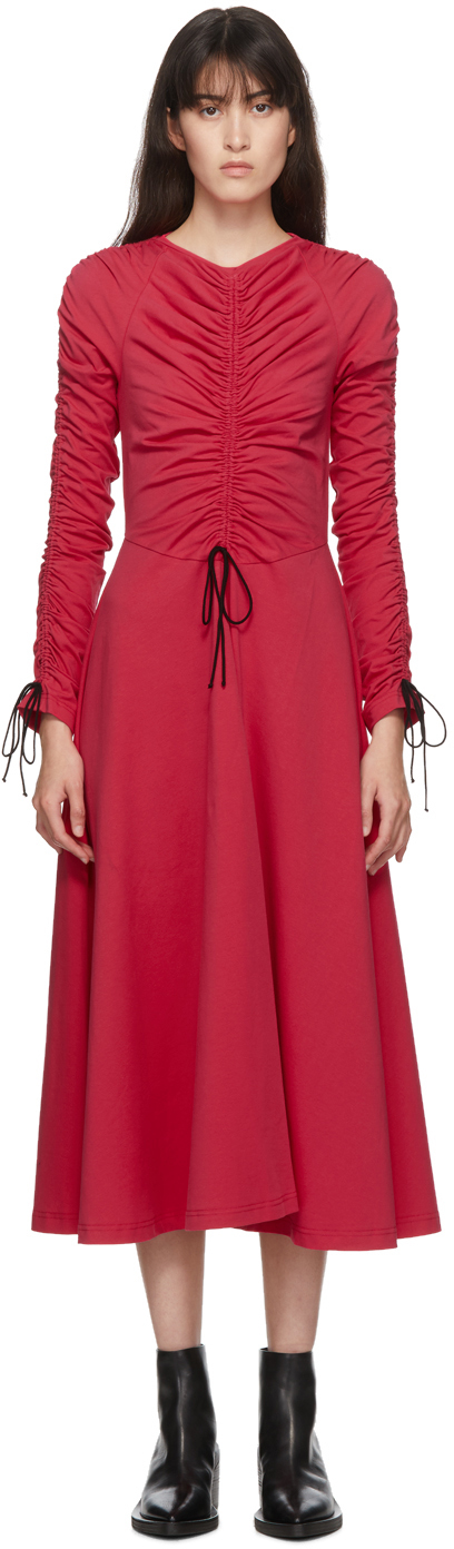 Molly Goddard: SSENSE Exclusive Pink Cotton Layla Dress | SSENSE