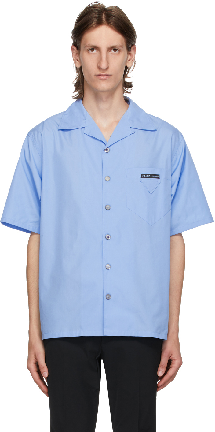 prada blue shirt
