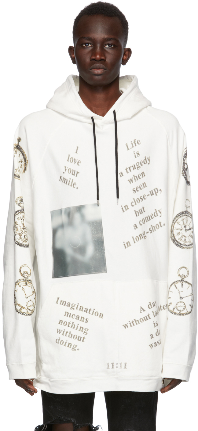 White Oversized Hoodie