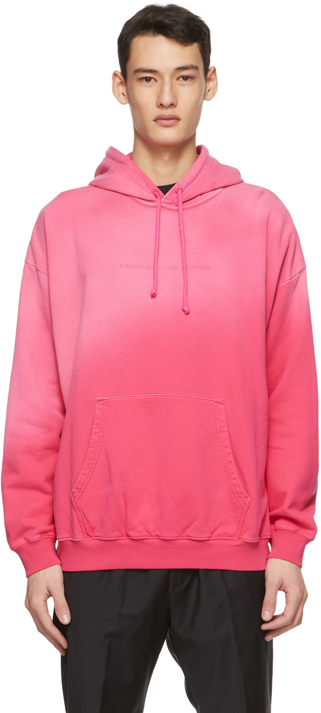 Diesel: Pink S-UMMERIB-A81 Hoodie | SSENSE
