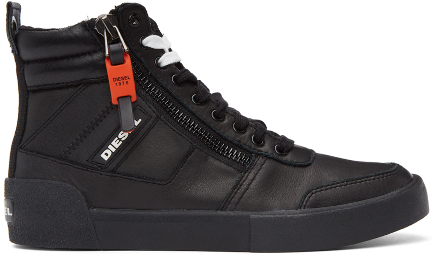 diesel black sneakers