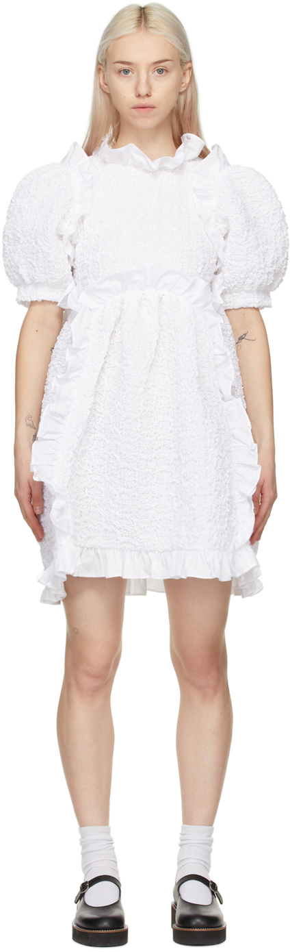 White Lotta Dress By Cecilie Bahnsen On Sale