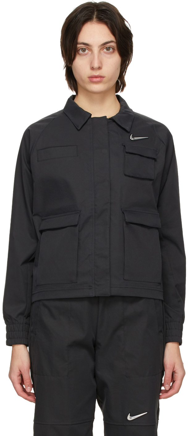 Nike Black Sportswear Swoosh Jacket