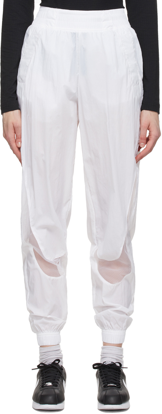 Nike White Woven NSW Track Pants