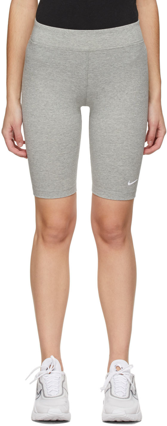 grey nike bike shorts