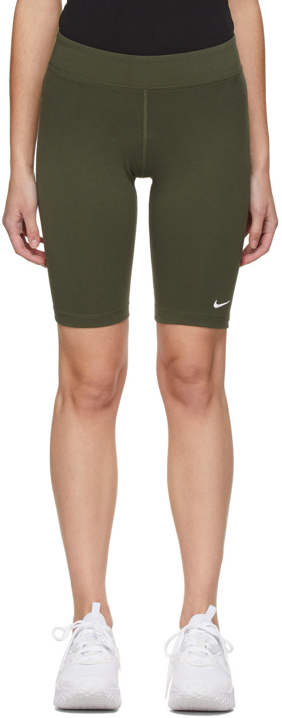 Nike Khaki Sportswear Leg-A-See Bike Shorts