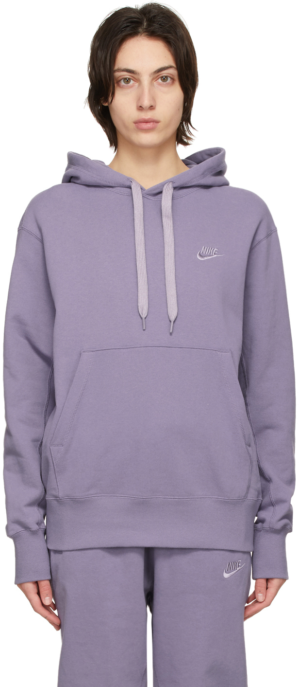 Nike: Purple Sportswear SB Classic Hoodie | SSENSE