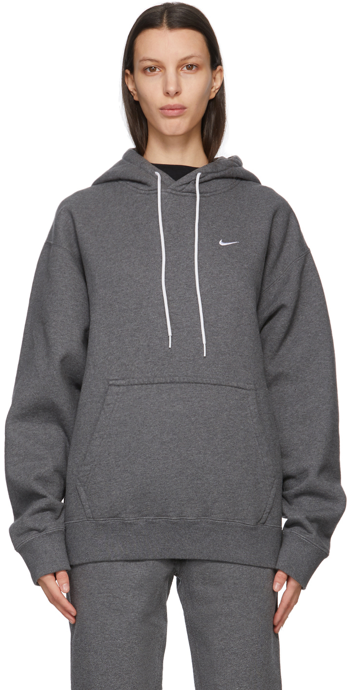 Nike: Grey NRG Hoodie | SSENSE