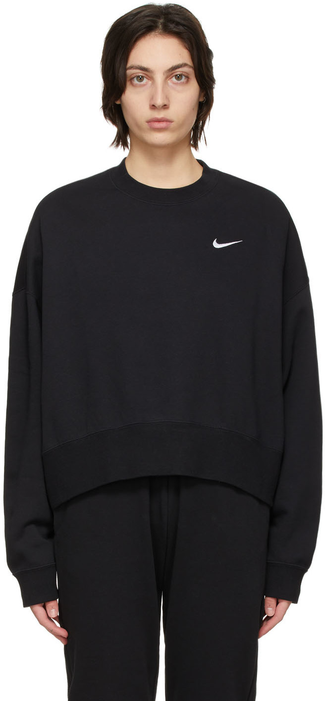 Nike Black Sportswear Essential Sweatshirt
