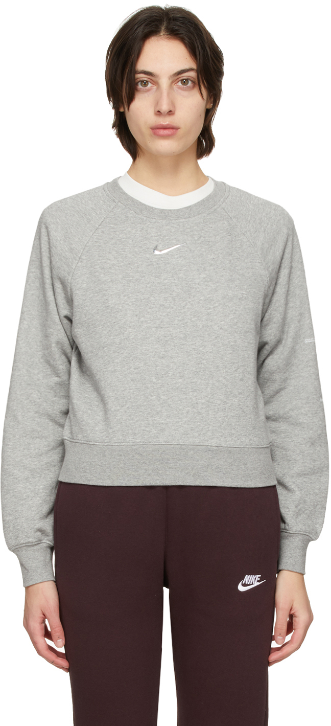 Nike Grey Sportswear Swoosh Sweatshirt