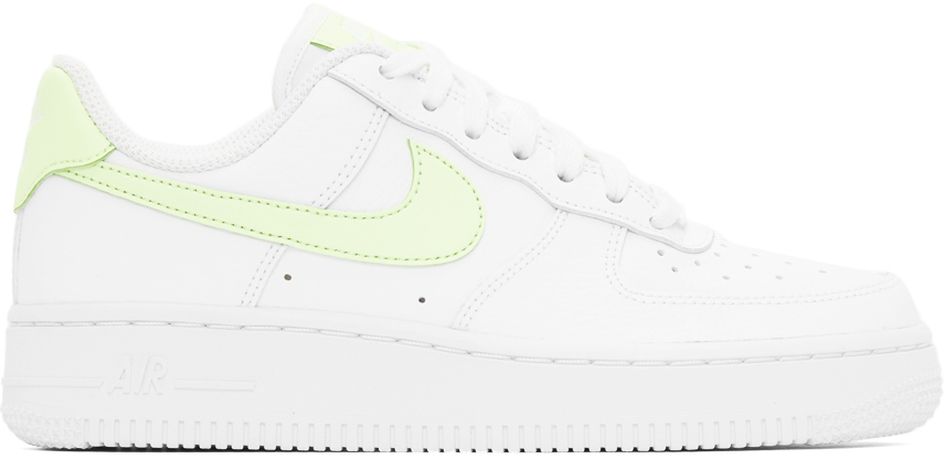 nike white and yellow air force 1