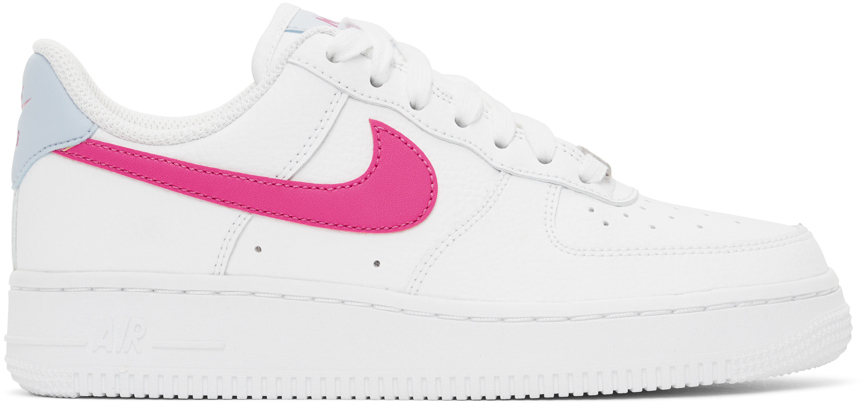 nike air force pink white