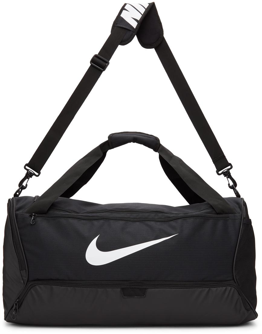 Nike: Black Brasilia Training Duffle Bag | SSENSE