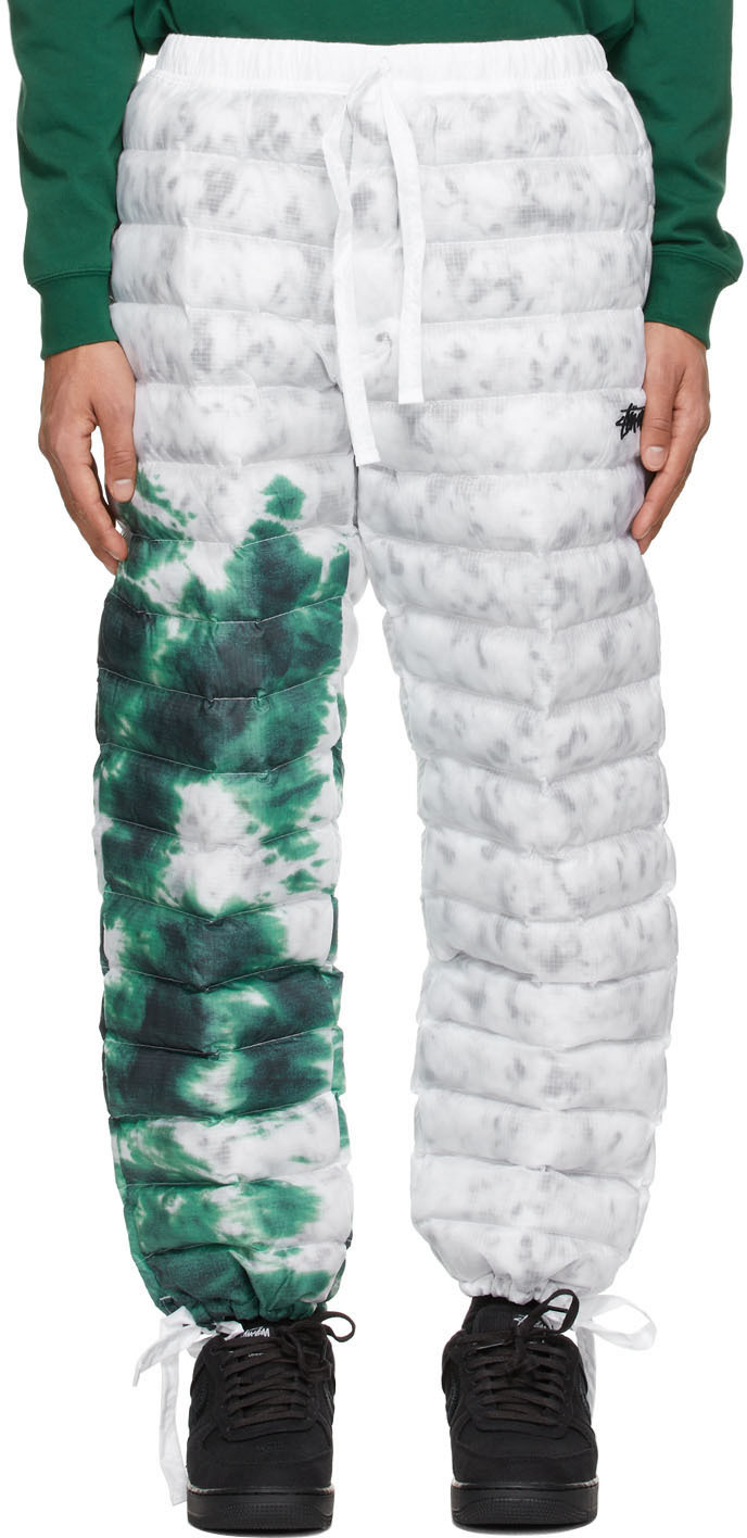 White Stüssy Edition Insulted NRG Lounge Pants by Nike on Sale