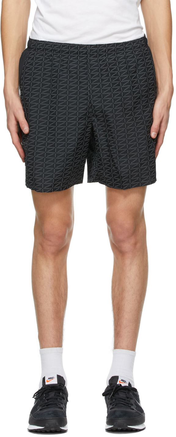 Nike Black Run Logo Shorts