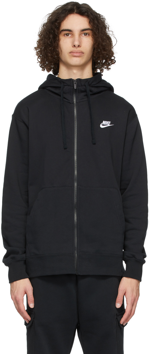 nike black zip up