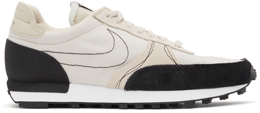 beige and brown nike shoes