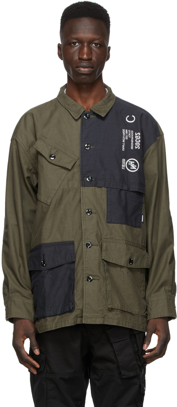 khaki combat jacket