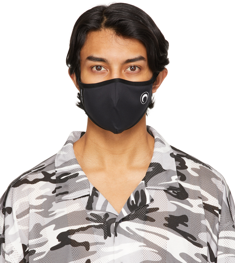 Black Daily Wear Mask by Marine Serre on Sale