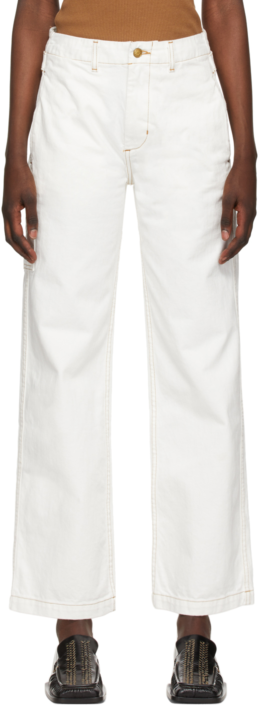 B Sides White Cinch Jeans | Smart Closet
