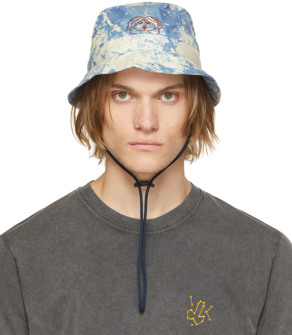 Carne Bollente Blue Night Of The Giving Head Bucket Hat | Smart Closet